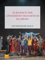 Almanach der Universität Mozarteum Salzburg: Studienjahr 2014/15