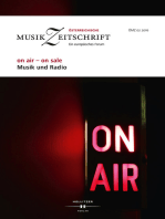 on air - on sale. Musik und Radio: Österreichische Musikzeitschrift 02/2016