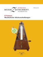 O Fortuna - Musikalische Glücksverheißungen: Österreichische Musikzeitschrift 06/2016