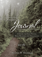 A Disciple's Journal 2016: A Guide for Daily Prayer, Bible Reading, and Discipleship