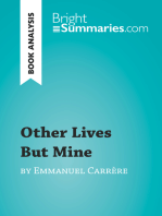 Other Lives But Mine by Emmanuel Carrère (Book Analysis): Detailed Summary, Analysis and Reading Guide