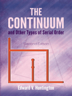 The Continuum and Other Types of Serial Order