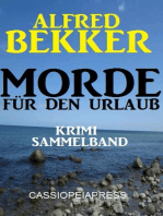 Alfred Bekker Krimi Sammelband Morde für den Urlaub