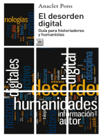 El desorden digital: Guía para historiadores y humanistas