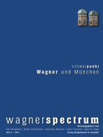 wagnerspectrum: Heft 2/2012, 8. Jahrgang, Schwerpunkt: Wagner und München