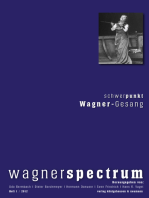 Wagnerspectrum: Schwerpunkt: Wagner-Gesang
