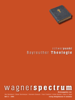 wagnerspectrum: Heft 2 / 2009 / 5. Jahrgang. Schwerpunkt: Bayreuther Theologie