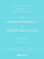 The Correspondence of Jeremy Bentham, Volume 1