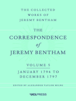 The Correspondence of Jeremy Bentham, Volume 5