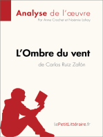 L'Ombre du vent de Carlos Ruiz Zafón (Analyse de l'oeuvre): Analyse complète et résumé détaillé de l'oeuvre