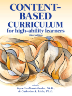 Content-Based Curriculum for High-Ability Learners