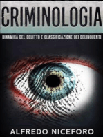 Criminologia - Dinamica del delitto e classificazione dei delinquenti