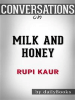 Milk and Honey: by Rupi Kaur​​​​​​​ | Conversation Starters