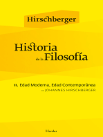Historia de la filosofía II: Edad Moderna. Edad Contemporánea