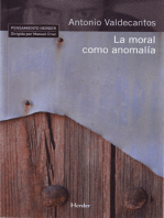 La moral como anomalía