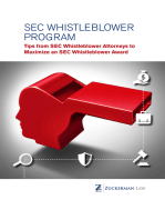 SEC Whistleblower Program: Tips from SEC Whistleblower Attorneys to Maximize an SEC Whistleblower Award