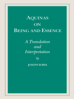 Aquinas on Being and Essence: A Translation and Interpretation