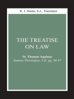 The Treatise on Law: (Summa Theologiae, I-II; qq. 90-97)