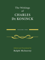 The Writings of Charles De Koninck: Volume 2