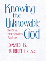 Knowing the Unknowable God: Ibn-Sina, Maimonides, Aquinas