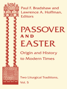 Passover and Easter by Paul F. Bradshaw, Lawrence A. Hoffman