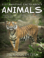 1111 Amazing Facts about Animals: Dinosaurs, dogs, lizards, insects, sharks, cats, birds, horses, snakes, spiders, fish and more!