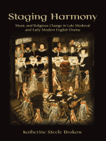 Staging Harmony: Music and Religious Change in Late Medieval and Early Modern English Drama
