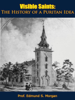 Visible Saints: The History of a Puritan Idea