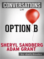 Option B: By Sheryl Sandberg and Adam Grant | Conversation Starters