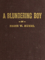 A Blundering Boy: A Humorous Story