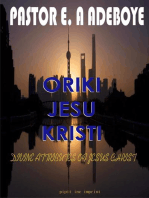 Oriki Jesu Kristi (Divine Attributes of Jesus Christ)