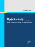 Marketing-Audit als Instrument der marktorientierten Unternehmensführung im Krankenhaus