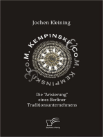 M. Kempinski & Co.: Die "Arisierung" eines Berliner Traditionsunternehmens