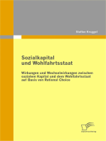 Sozialkapital und Wohlfahrtsstaat