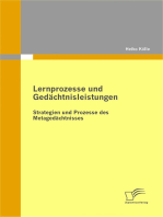 Lernprozesse und Gedächtnisleistungen: Strategien und Prozesse des Metagedächtnisses