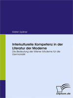 Interkulturelle Kompetenz in der Literatur der Moderne: Die Bedeutung der Wiener Moderne für die Germanistik