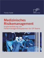 Medizinisches Risikomanagement: Implementierung von Fehlermanagementsystemen für OP-Teams