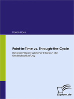 Point-in-Time vs. Through-the-Cycle: Berücksichtigung zyklischer Effekte in der Kreditrisikosteuerung