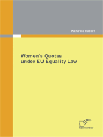 Women’s Quotas under EU Equality Law