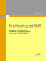 Zur rechtlichen Genese des § 622 BGB und deren Auswirkungen auf die Praxis