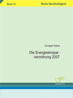 Die Energieeinsparverordnung 2007