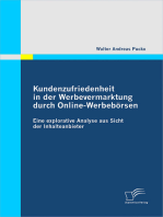 Kundenzufriedenheit in der Werbevermarktung durch Online-Werbebörsen