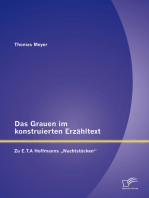 Das Grauen im konstruierten Erzähltext: Zu E.T.A Hoffmanns „Nachtstücken“
