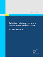 Relative Leistungsturniere in der Personalwirtschaft: Vor- und Nachteile