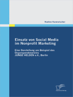 Einsatz von Social Media im Nonprofit Marketing: Eine Darstellung am Beispiel des Organspendevereins JUNGE HELDEN e.V., Berlin