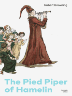 The Pied Piper of Hamelin (Complete Edition): Children's Classic - A Retold Fairy Tale by one of the most important Victorian poets and playwrights, known for Porphyria's Lover, The Book and the Ring, My Last Duchess