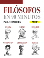 En 90 minutos - Pack Filósofos 1: Foucault, Wittgenstein, Russell, Sartre, Kierkegaard  y Derrida