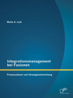 Integrationsmanagement bei Fusionen