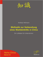 Methodik zur Vorbereitung eines Markteintritts in China