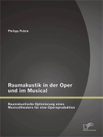 Raumakustik in der Oper und im Musical